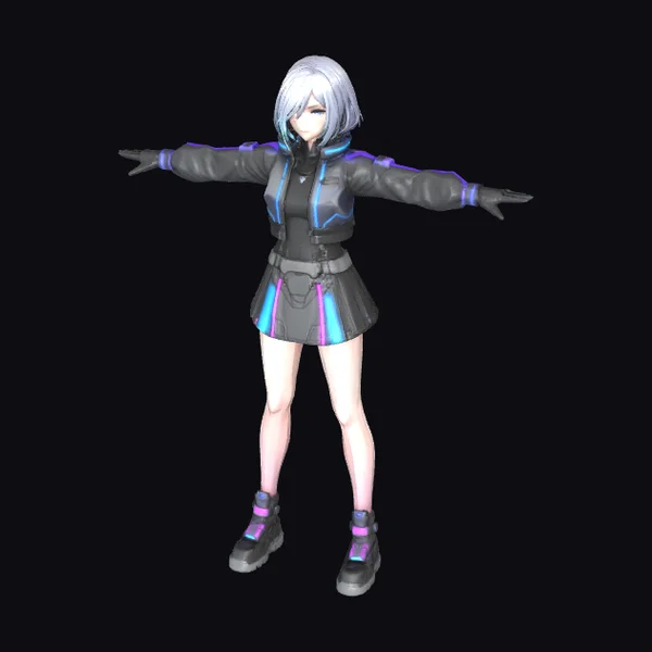 Cyberpunk Female Adventurer