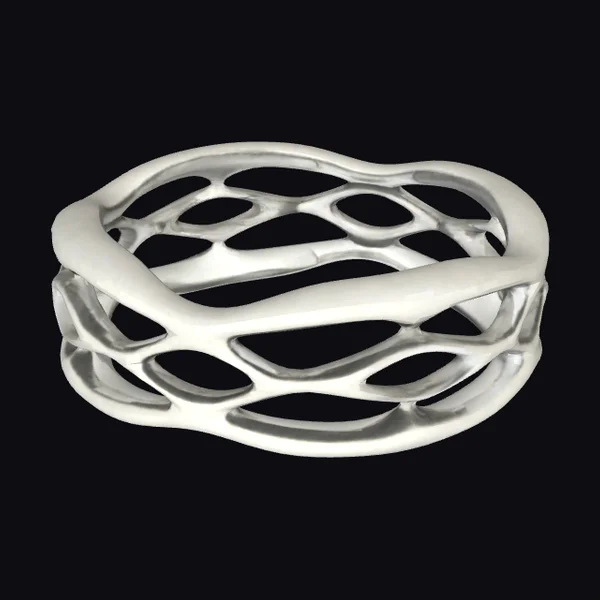 Silver Textured Ring