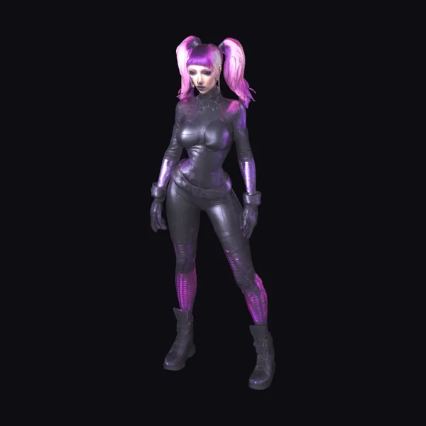 Cyberpunk Female Character