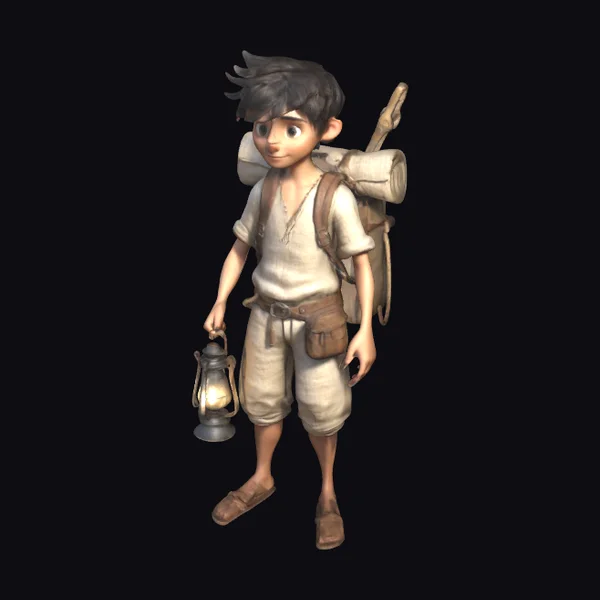 Young Adventurer Boy
