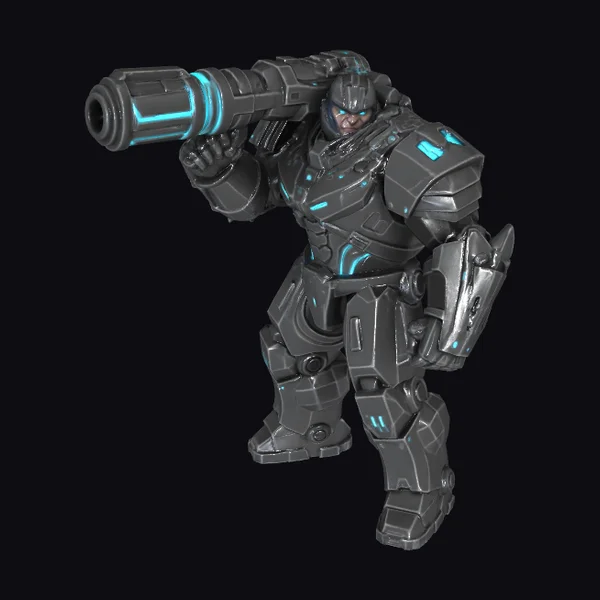 Armored Super Soldier Cannon