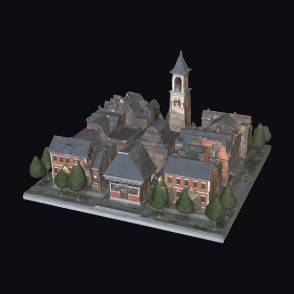 Small Town Cityscape