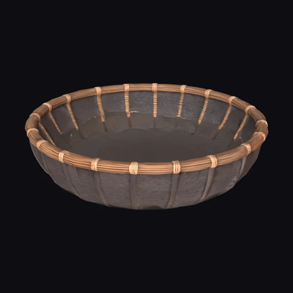 Woven Dark Brown Basket