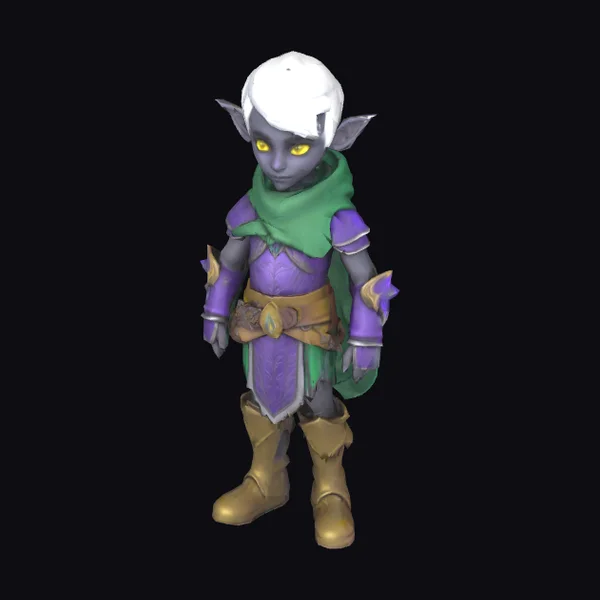 Young Drow Elf Warrior
