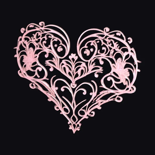Intricate Lace Heart