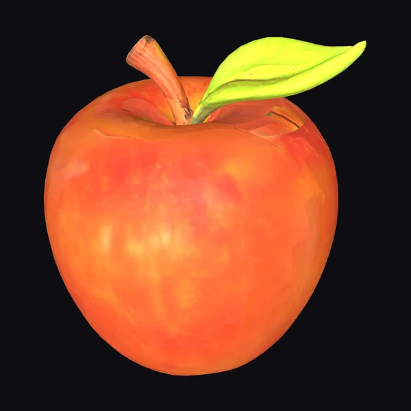 Vibrant Orange Apple