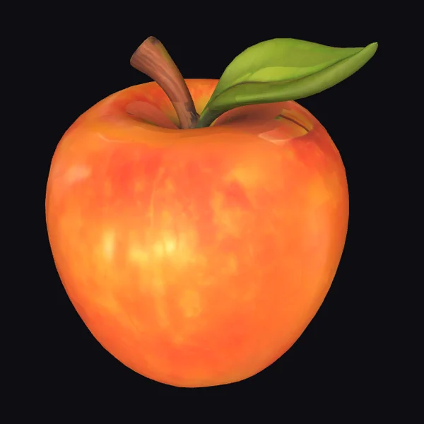 Vibrant Orange Apple