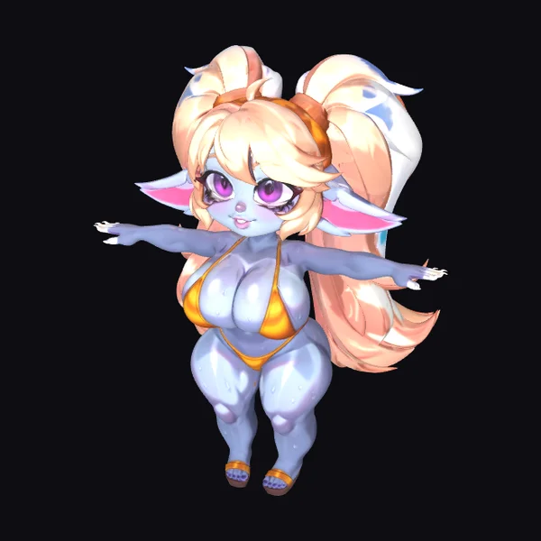 Anime Style Mermaid Girl