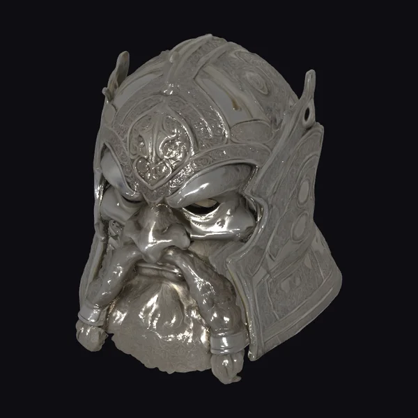 Ancient Warrior Helmet Head