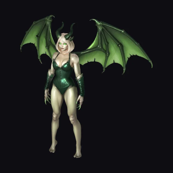 Winged Female Demon