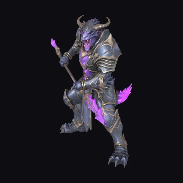 Amethyst Dragonborn Paladin