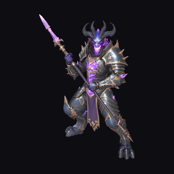 Amethyst Dragonborn Paladin