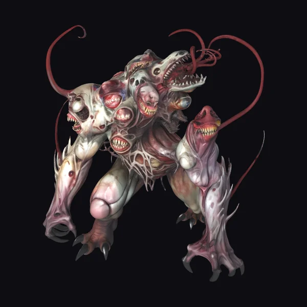 Grotesque Multi-Headed Abomination