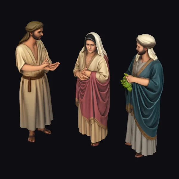 Biblical Figures Trio