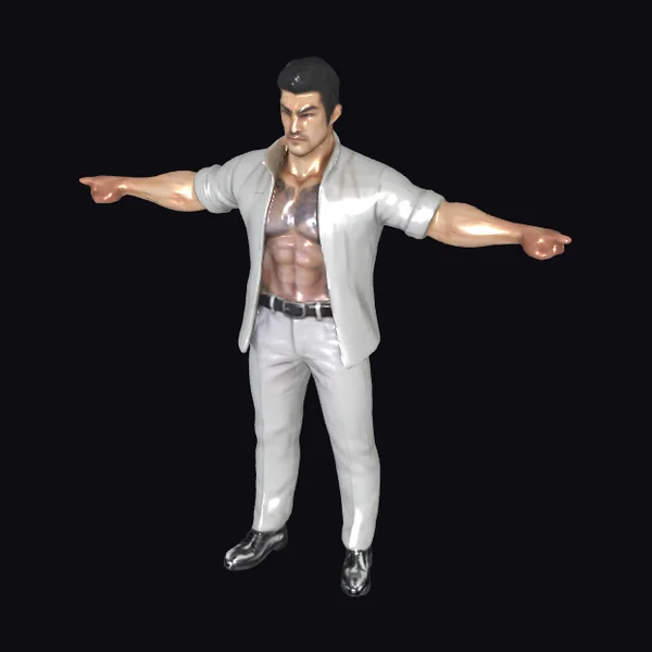 Anime Yakuza Male Character