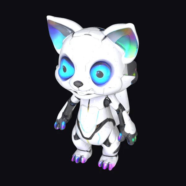 Cyborg Feline Creature