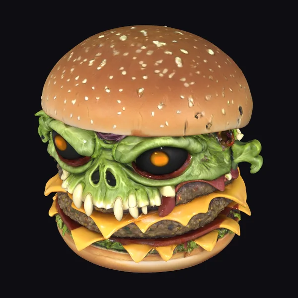 Zombie Burger Monster