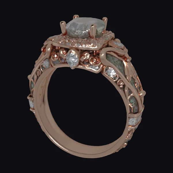 Vintage Style Diamond Ring