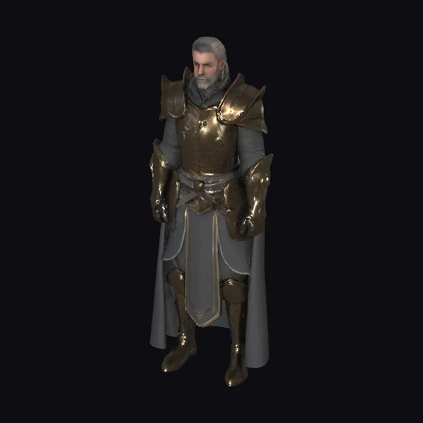 Armored Fantasy Warrior Male