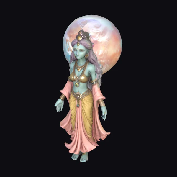 Turquoise Goddess of Planet