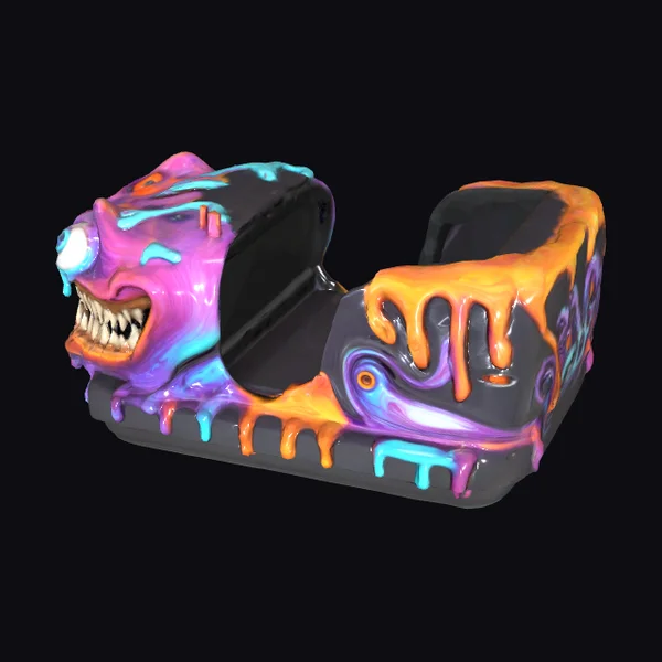 Colorful Monster Car Seat