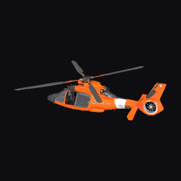 Orange Coast Guard Helicopter