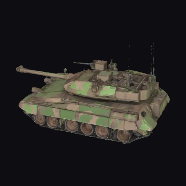 Abandoned BTR-80 Tank