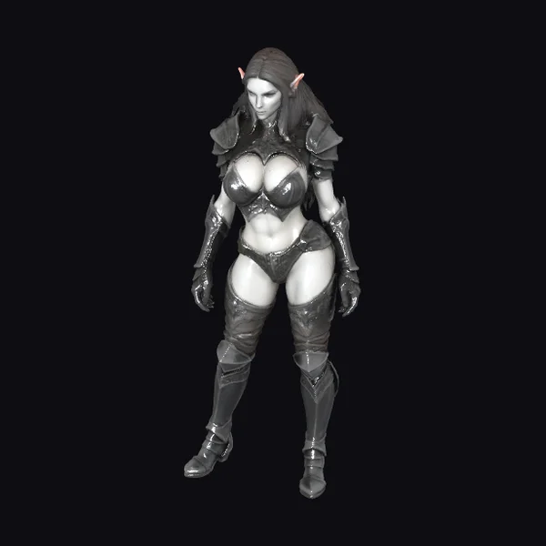 Dark Elven Warrior Princess