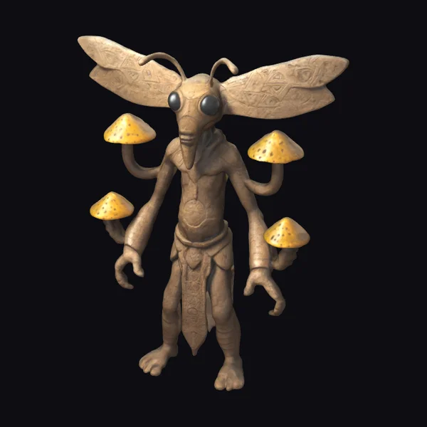 Ancient Shamanic Insect Figure