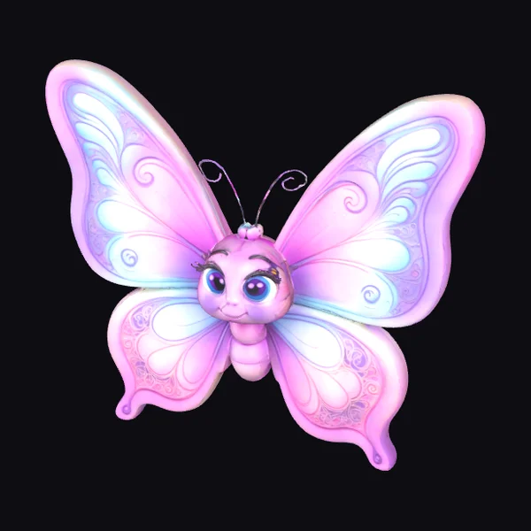 Cute Cartoon Butterfly