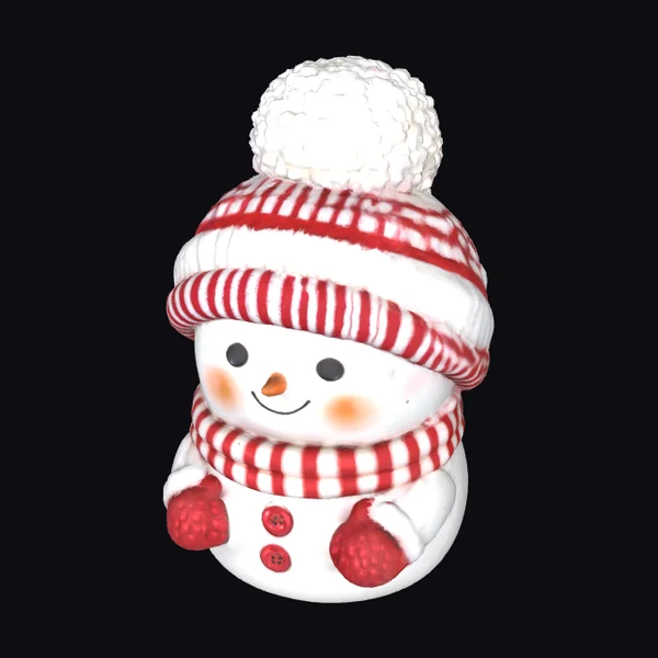 Jolly Snowman Figurine