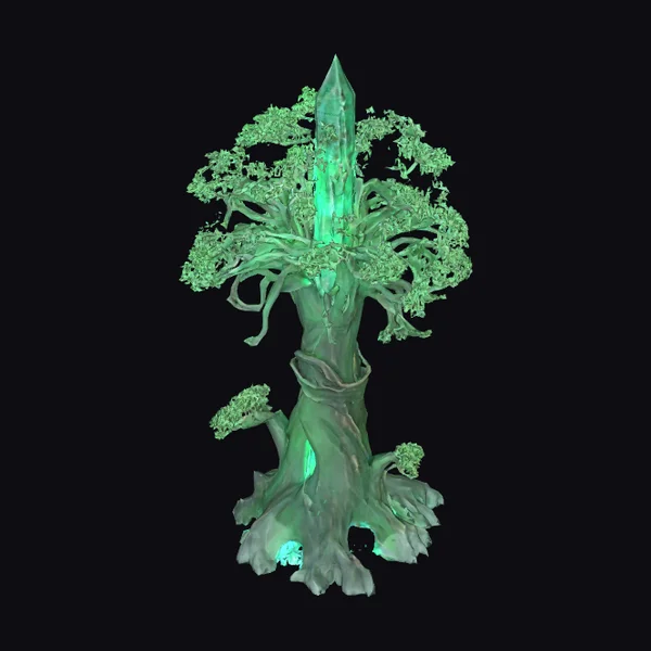Glowing Crystal Tree