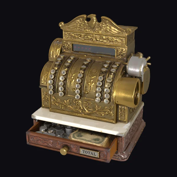 Ornate Antique Cash Register