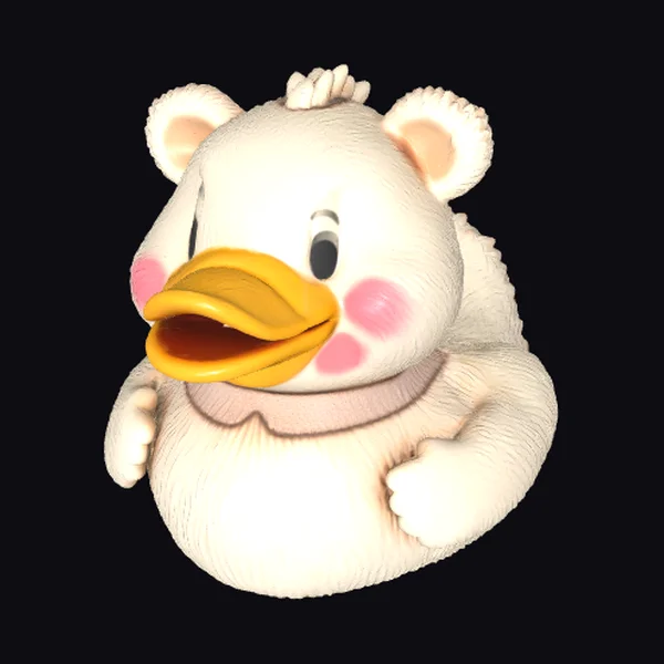 Polar Bear Rubber Duck