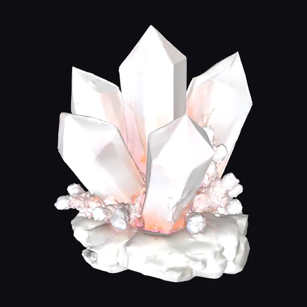 Crystal Geode on Rock Base