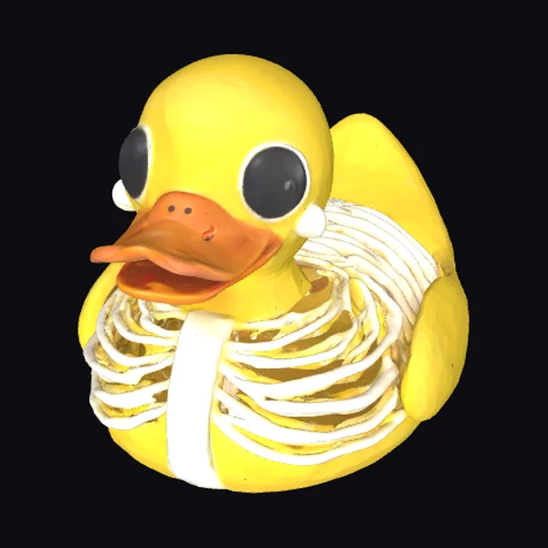 Skeletal Rubber Duck