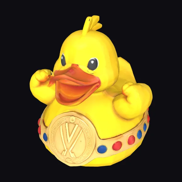 Rubber Duck Champion Belt