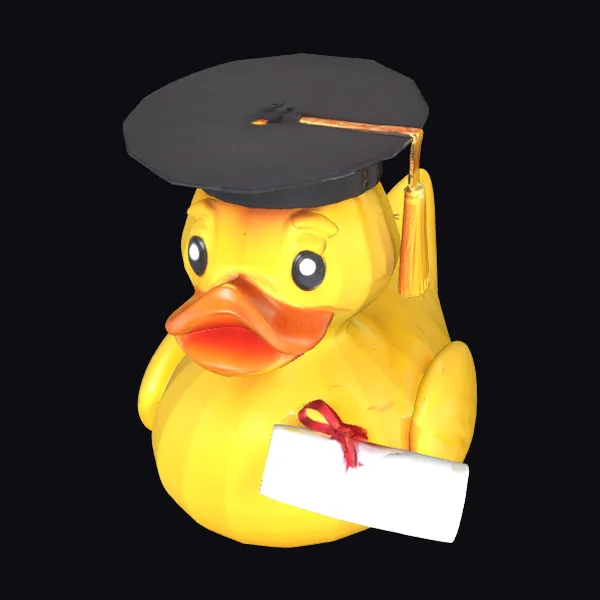 Graduation Rubber Duck Diploma