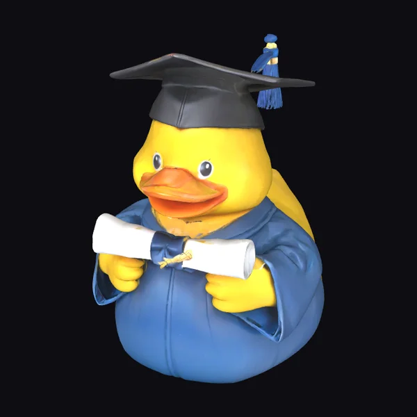 Graduating Rubber Duck