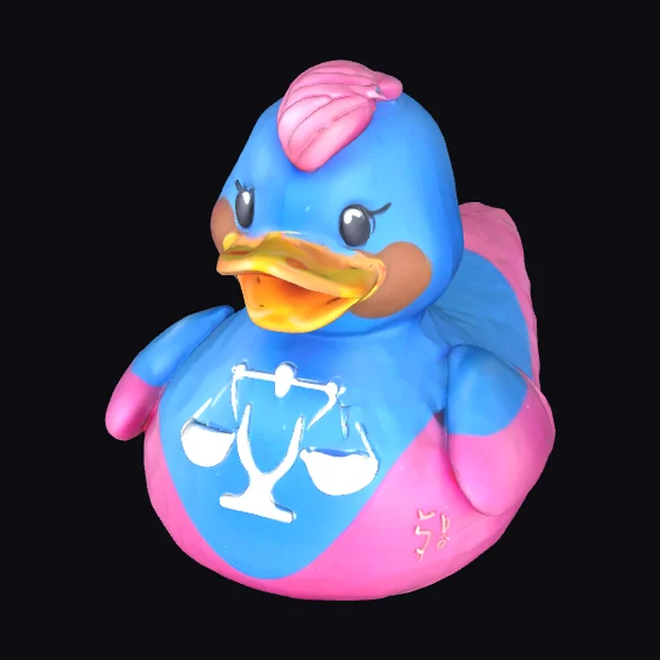 Libra Zodiac Rubber Duck
