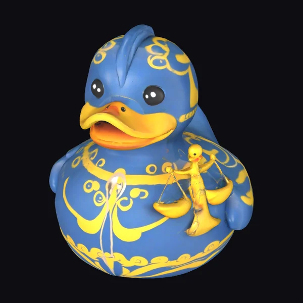 Libra Zodiac Rubber Duck