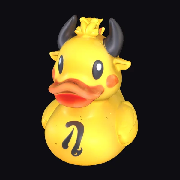 Taurus Zodiac Rubber Duck