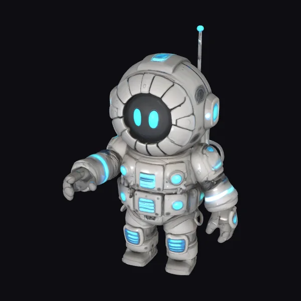 Astronaut Robot Figure