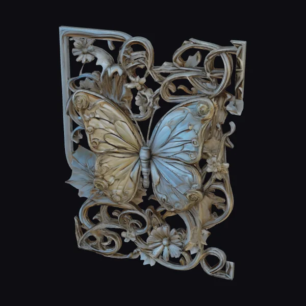 Ornate Butterfly Wall Art