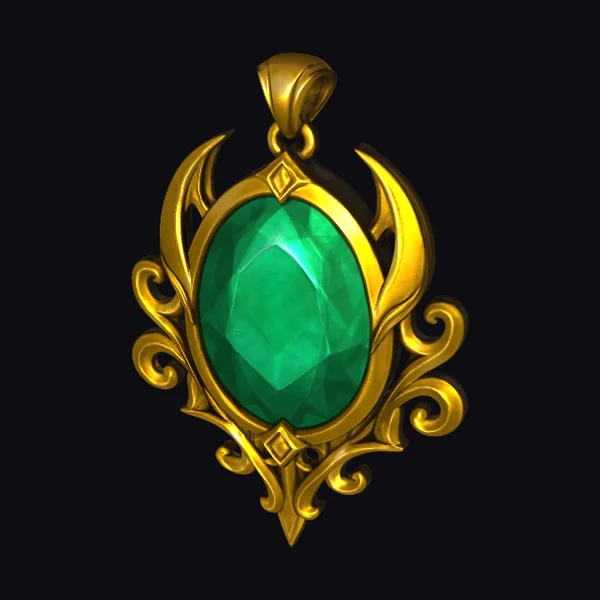 Emerald Gold Pendant