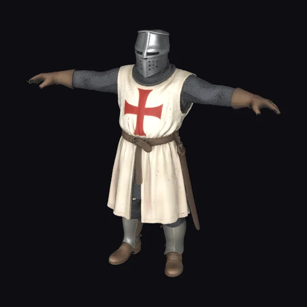 Armored Crusader Knight