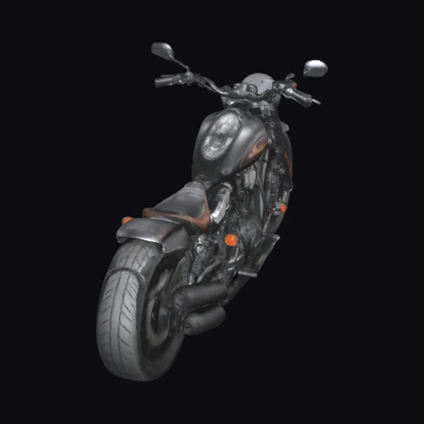 Black Cruiser Motorcycle