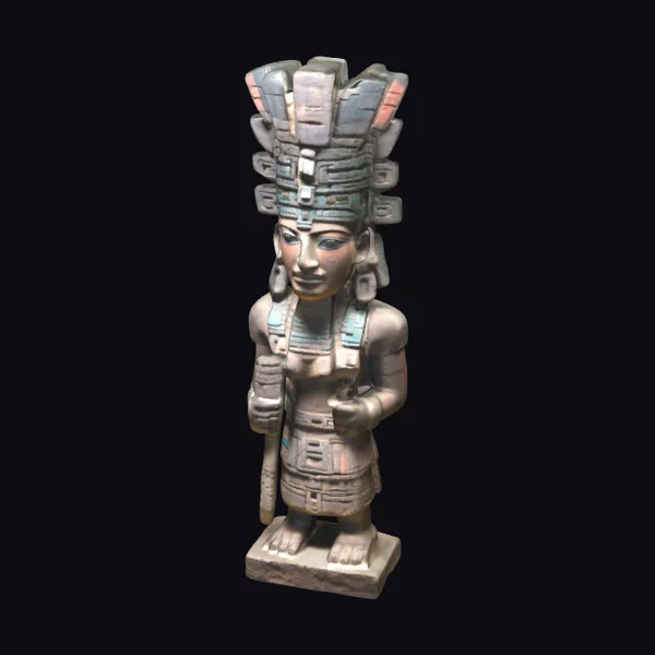 Ancient Incan Warrior Statue
