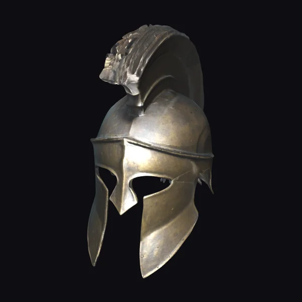 Ancient Spartan Warrior Helmet