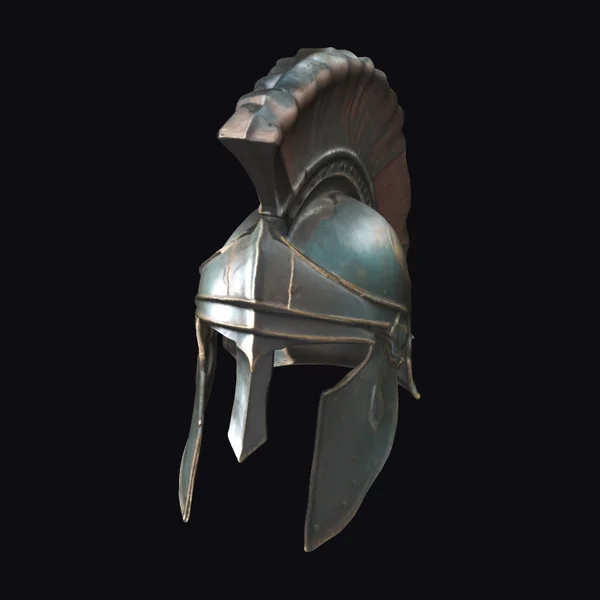Ancient Spartan Warrior Helmet